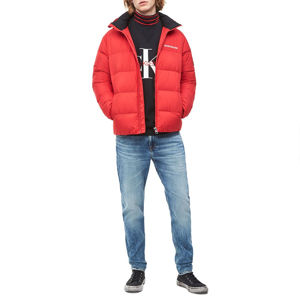 Calvin Klein pánská červená zimní bunda